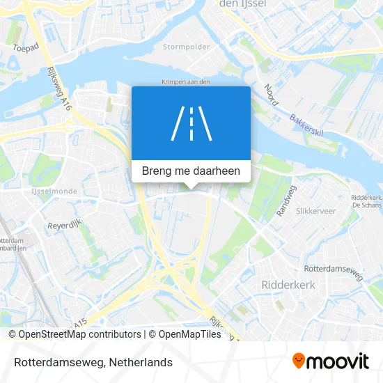 Rotterdamseweg kaart