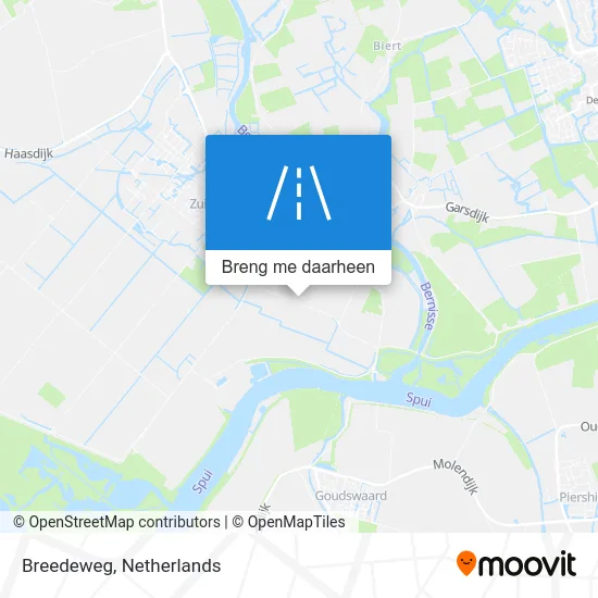 Breedeweg kaart