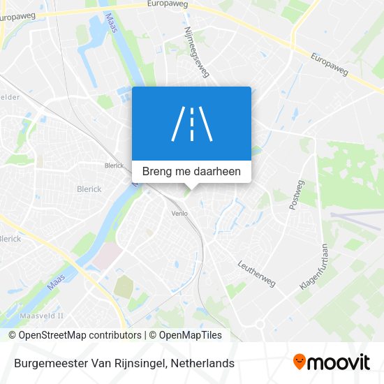 Burgemeester Van Rijnsingel kaart