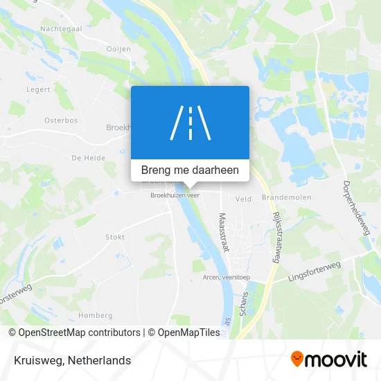 Kruisweg kaart