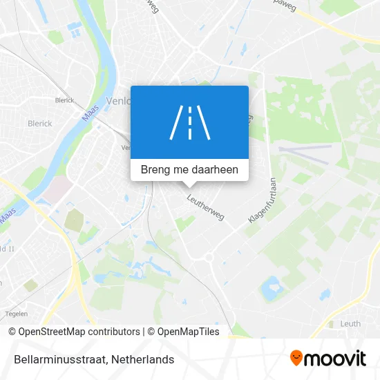 Bellarminusstraat kaart