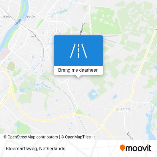 Bloemartsweg kaart