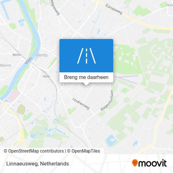 Linnaeusweg kaart