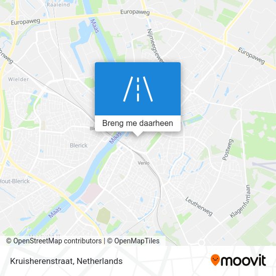 Kruisherenstraat kaart