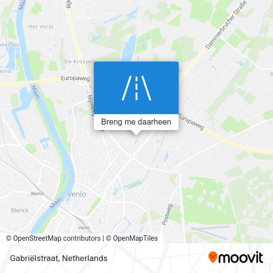 Gabriëlstraat kaart