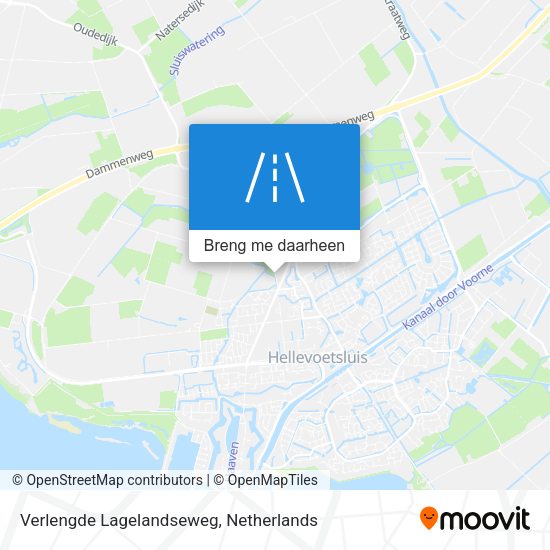 Verlengde Lagelandseweg kaart