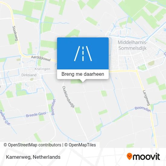 Kamerweg kaart