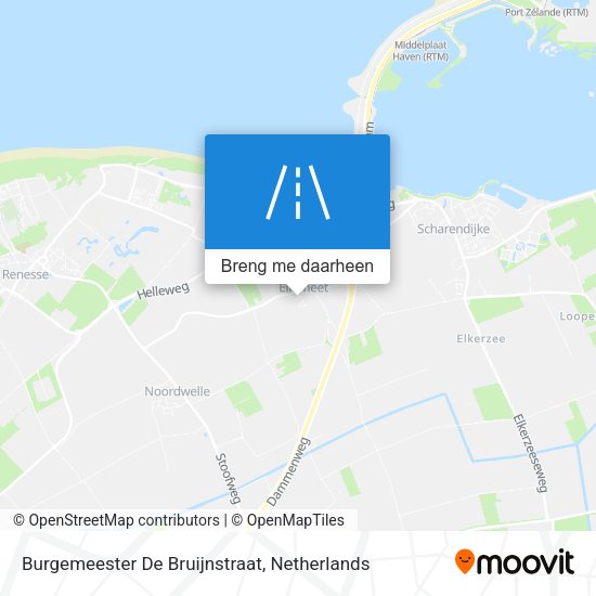 Burgemeester De Bruijnstraat kaart