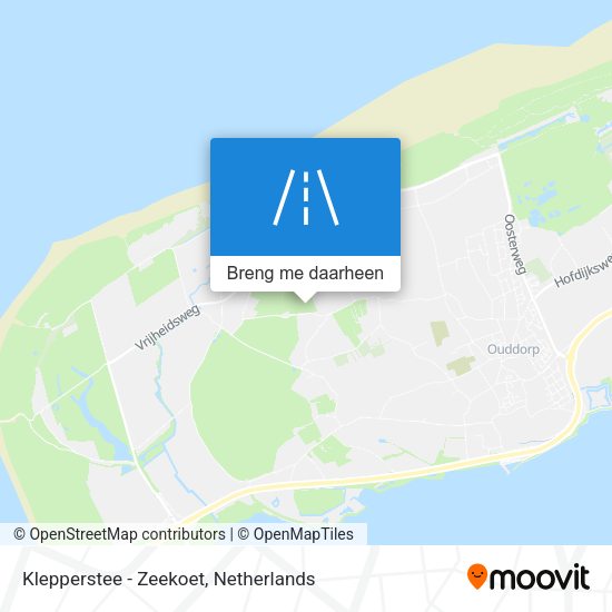 Klepperstee - Zeekoet kaart