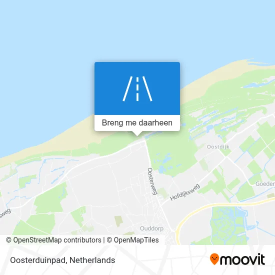 Oosterduinpad kaart