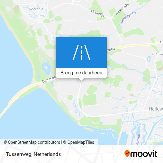 Tussenweg kaart