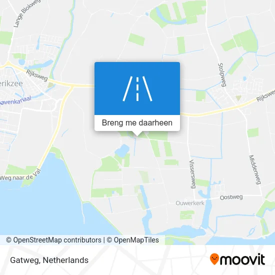 Gatweg kaart