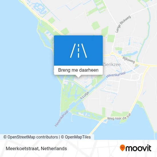 Meerkoetstraat kaart