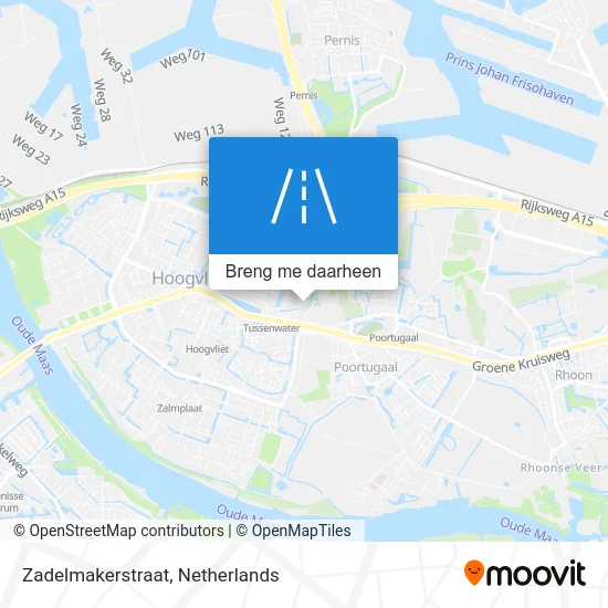 Zadelmakerstraat kaart