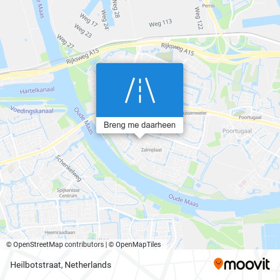 Heilbotstraat kaart