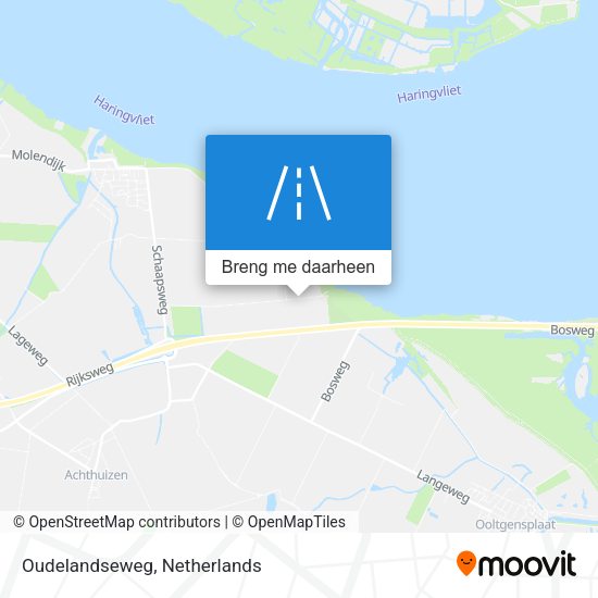 Oudelandseweg kaart