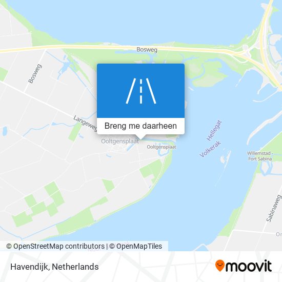 Havendijk kaart