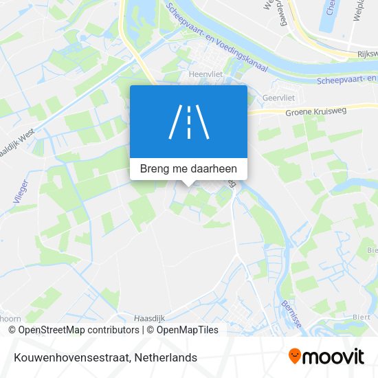 Kouwenhovensestraat kaart