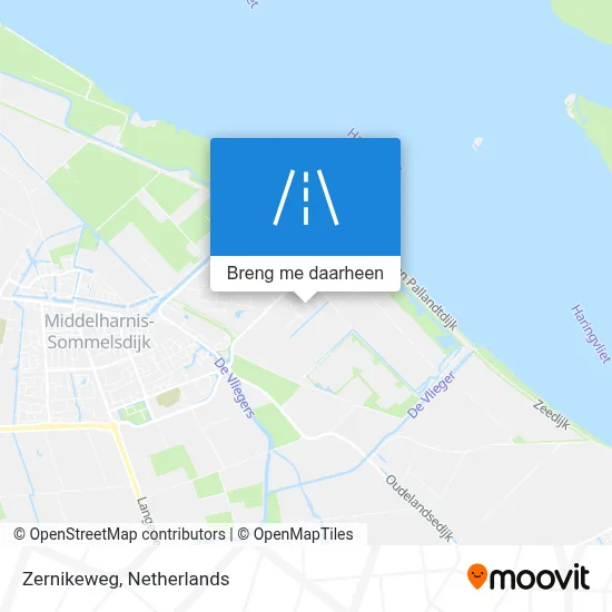 Zernikeweg kaart