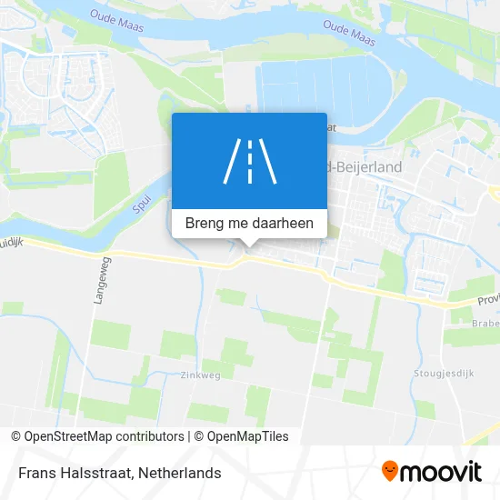 Frans Halsstraat kaart