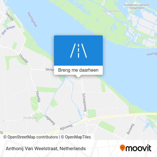 Anthonij Van Weelstraat kaart