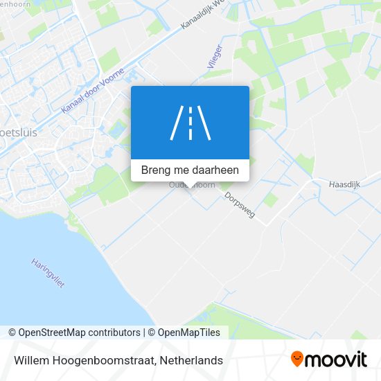 Willem Hoogenboomstraat kaart