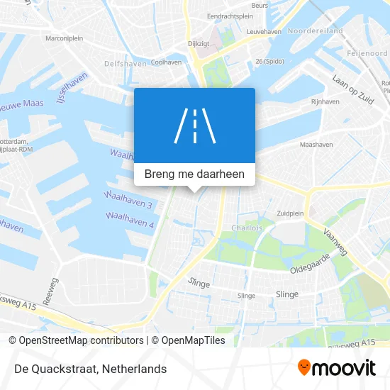 De Quackstraat kaart