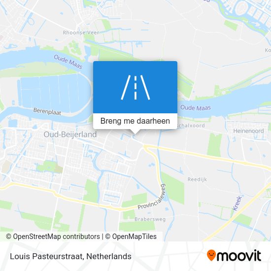 Louis Pasteurstraat kaart