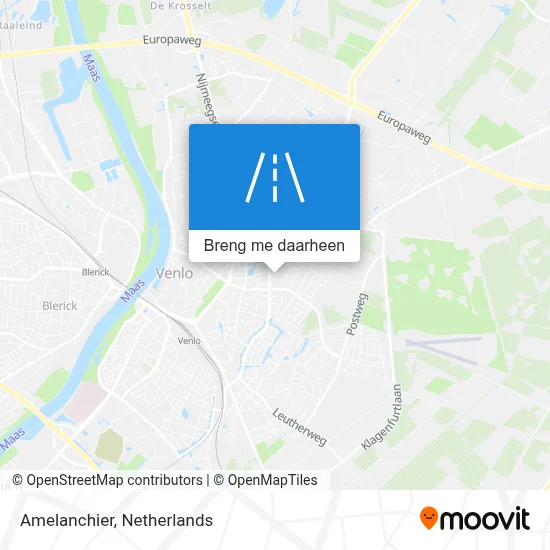 Amelanchier kaart