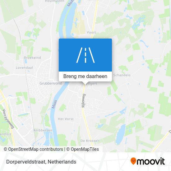 Dorperveldstraat kaart