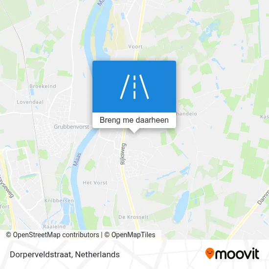 Dorperveldstraat kaart