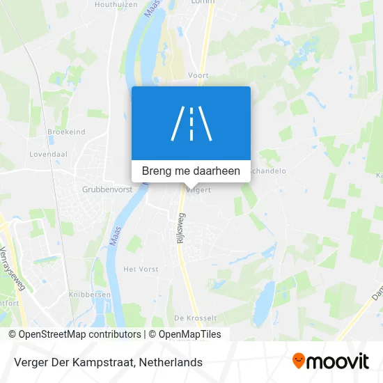 Verger Der Kampstraat kaart