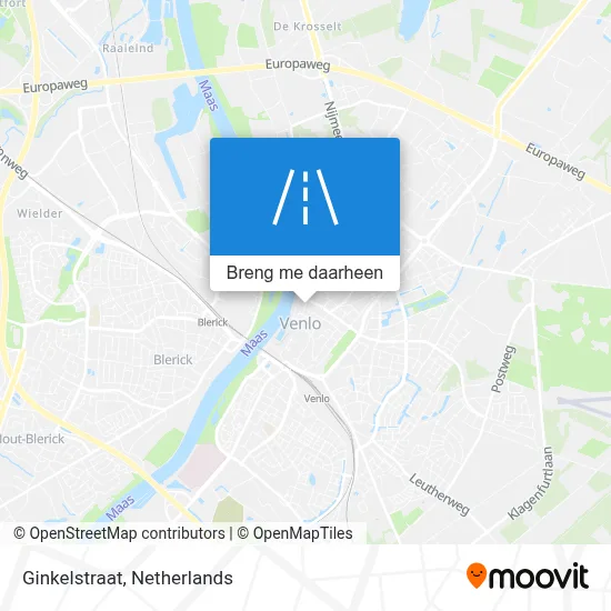 Ginkelstraat kaart