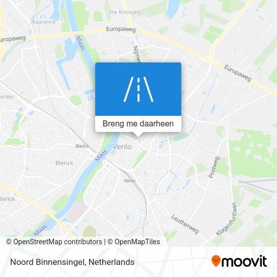 Noord Binnensingel kaart