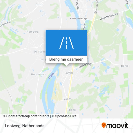 Looiweg kaart