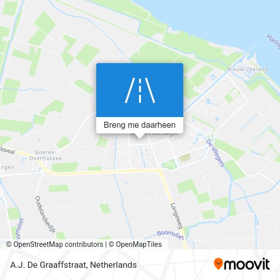 A.J. De Graaffstraat kaart