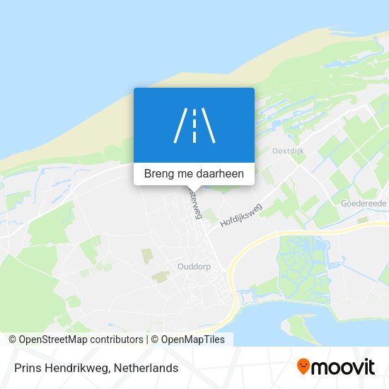 Prins Hendrikweg kaart