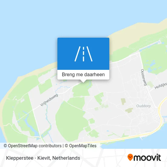 Klepperstee - Kievit kaart