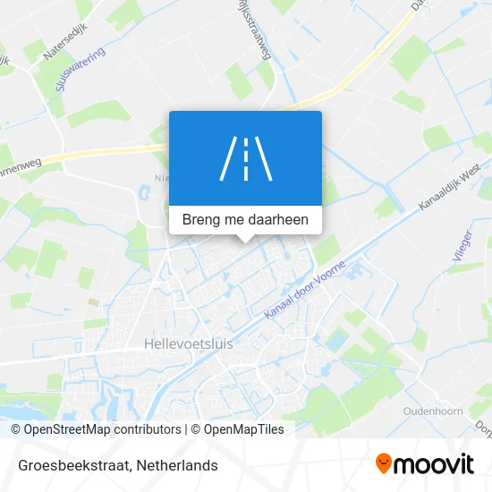 Groesbeekstraat kaart