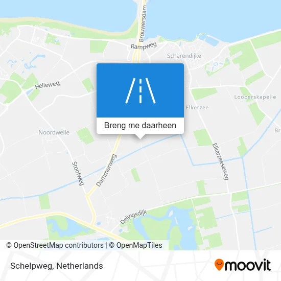 Schelpweg kaart