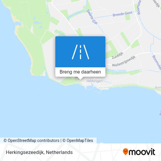 Herkingsezeedijk kaart