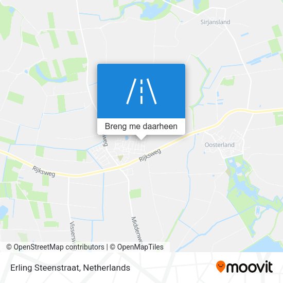 Erling Steenstraat kaart