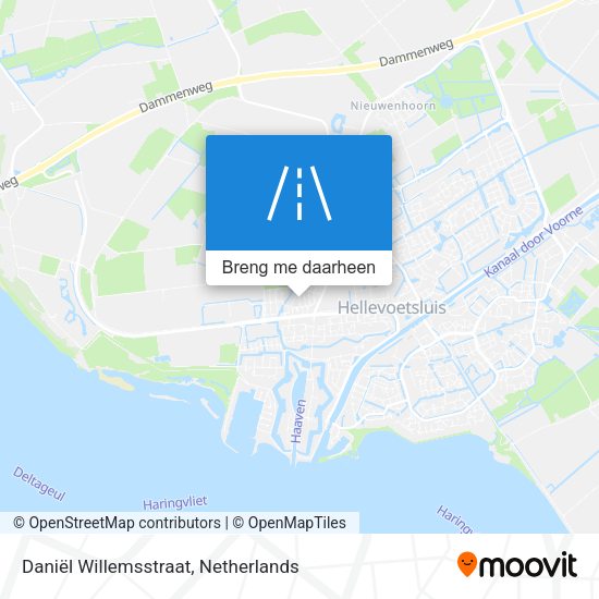 Daniël Willemsstraat kaart