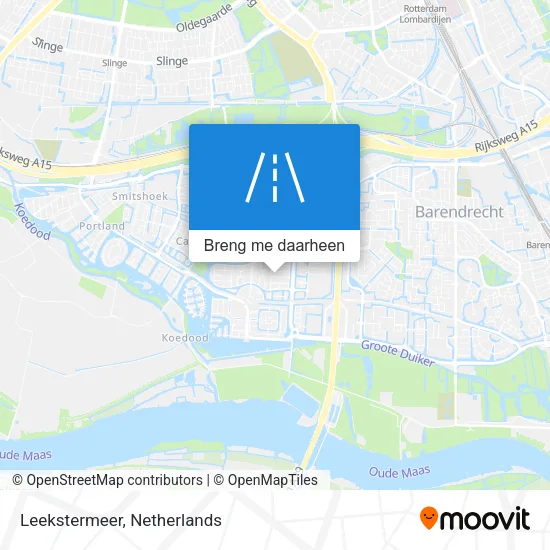 Leekstermeer kaart