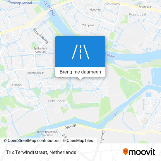 Trix Terwindtstraat kaart