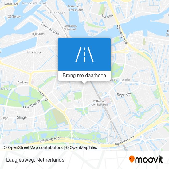 Laagjesweg kaart