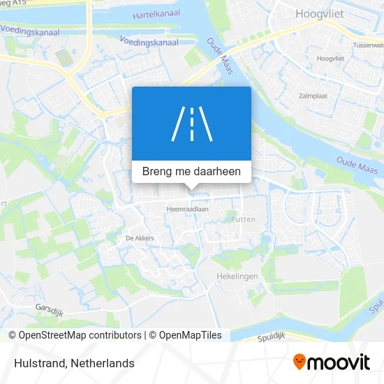 Hulstrand kaart