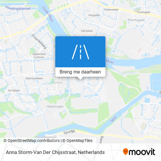 Anna Storm-Van Der Chijsstraat kaart