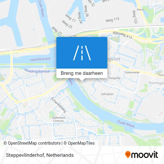 Steppevlinderhof kaart