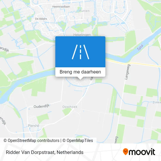 Ridder Van Dorpstraat kaart